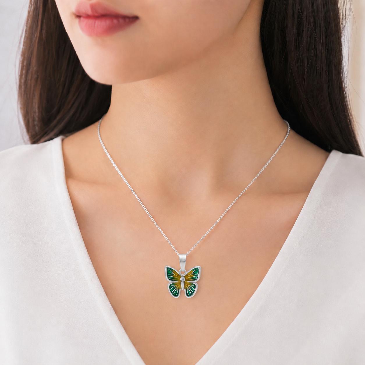 Twinrays Forest Butterfly Pendent