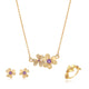 Floral Amethyst Jewelry Set