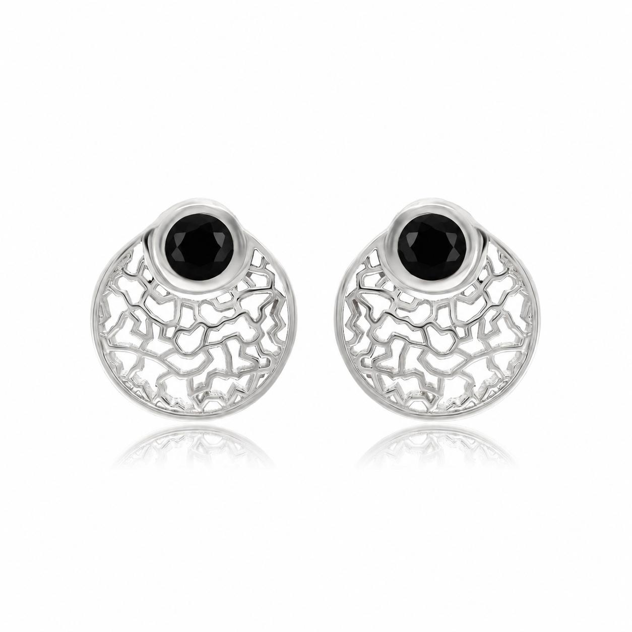 Black Onyx Stud Earring